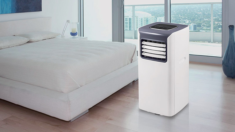 바닥 디스플레이 모델 에코 에어 7000 BTU 휴대용 3인1 에어컨