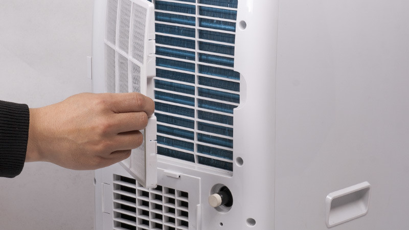 9000BTU 휴대용 방 AC 단위 와이파이 원격 제어 Dehumidifier 및 수면 모드