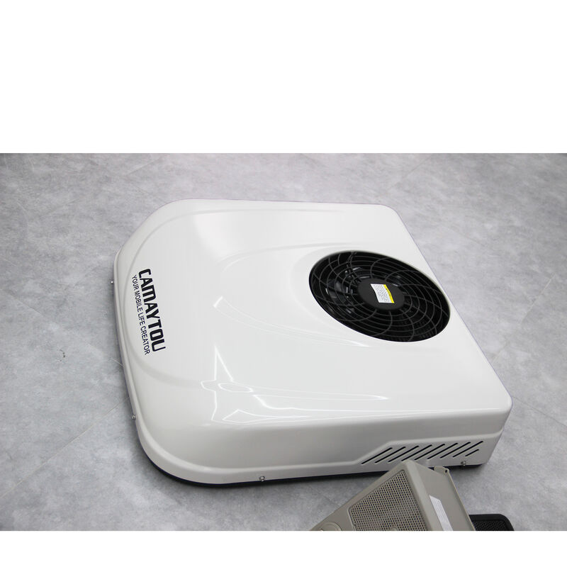 공장 12v 주차 에어컨 12 볼트 24v 48v 지붕 전기 에어컨 시스템 자동차 RV 밴 캐러밴